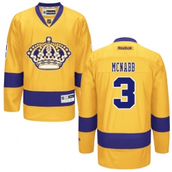 Brayden McNabb Reebok Los Angeles Kings Premier Gold Alternate Jersey
