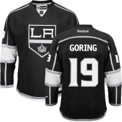 Butch Goring Reebok Los Angeles Kings Authentic Black Home NHL Jersey