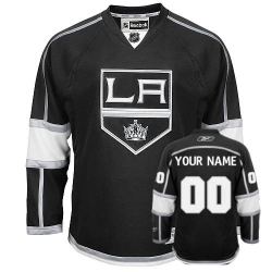 Reebok Los Angeles Kings Customized Authentic Black Home NHL Jersey