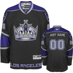 Youth Reebok Los Angeles Kings Customized Authentic Black Third NHL Jersey