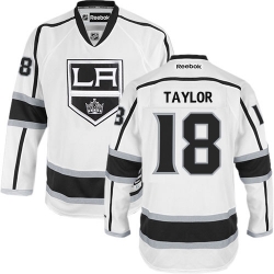 Dave Taylor Reebok Los Angeles Kings Premier White Away NHL Jersey