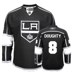 Drew Doughty Reebok Los Angeles Kings Authentic Black Home NHL Jersey