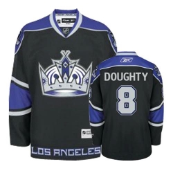 Drew Doughty Reebok Los Angeles Kings Premier Black Third NHL Jersey