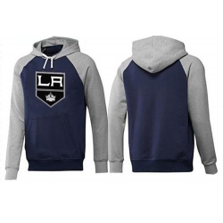 NHL Los Angeles Kings Big & Tall Logo Pullover Hoodie - Navy/Grey