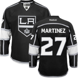 Alec Martinez Reebok Los Angeles Kings Authentic Black Home NHL Jersey