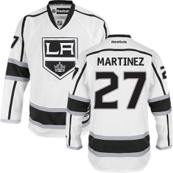 Alec Martinez Reebok Los Angeles Kings Authentic White Away NHL Jersey