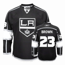 Dustin Brown Reebok Los Angeles Kings Authentic Black Home NHL Jersey