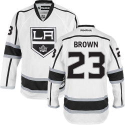 Dustin Brown Reebok Los Angeles Kings Authentic White Away NHL Jersey