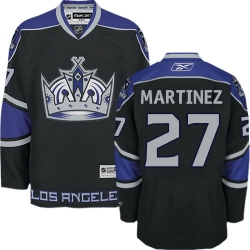 Alec Martinez Reebok Los Angeles Kings Authentic Black Third NHL Jersey