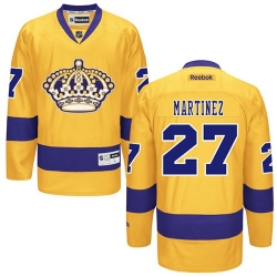 Alec Martinez Reebok Los Angeles Kings Authentic Gold Alternate NHL Jersey