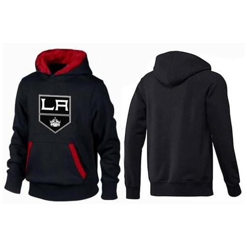NHL Los Angeles Kings Big & Tall Logo Pullover Hoodie - Black/Red