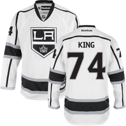 Dwight King Reebok Los Angeles Kings Authentic White Away NHL Jersey