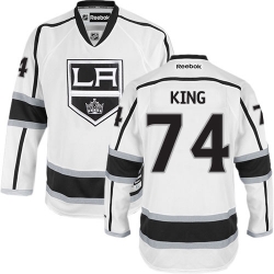 Dwight King Reebok Los Angeles Kings Premier White Away NHL Jersey