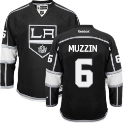 Jake Muzzin Reebok Los Angeles Kings Authentic Black Home NHL Jersey