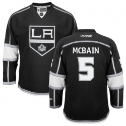 Jamie McBain Reebok Los Angeles Kings Premier Black Home Jersey