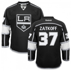 Jeff Zatkoff Reebok Los Angeles Kings Authentic Black Home Jersey