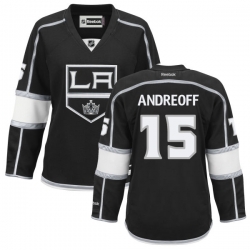 Andy Andreoff Women's Reebok Los Angeles Kings Authentic Black Home Jersey