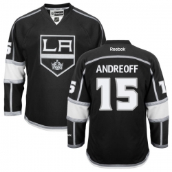 Andy Andreoff Youth Reebok Los Angeles Kings Premier Black Home Jersey