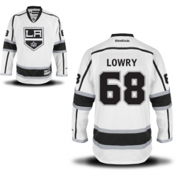 Joel Lowry Youth Reebok Los Angeles Kings Authentic White Away Jersey