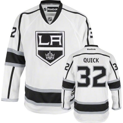 Jonathan Quick Reebok Los Angeles Kings Premier White Away NHL Jersey