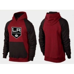 NHL Los Angeles Kings Big & Tall Logo Pullover Hoodie - Red/Brown