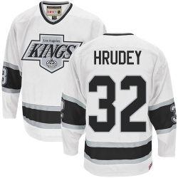 Kelly Hrudey CCM Los Angeles Kings Authentic White Throwback NHL Jersey