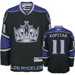 Anze Kopitar Reebok Los Angeles Kings Authentic Black Third NHL Jersey