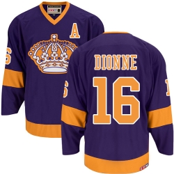 Marcel Dionne CCM Los Angeles Kings Authentic Purple Throwback NHL Jersey