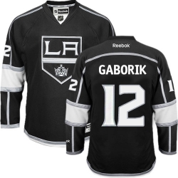 Marian Gaborik Reebok Los Angeles Kings Authentic Black Home NHL Jersey