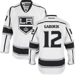 Marian Gaborik Reebok Los Angeles Kings Authentic White Away NHL Jersey