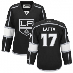 Michael Latta Women's Reebok Los Angeles Kings Authentic Black Home Jersey