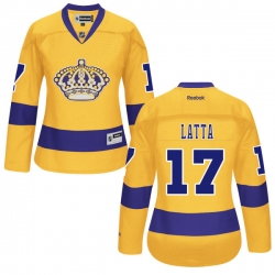 Michael Latta Women's Reebok Los Angeles Kings Authentic Gold Alternate Jersey