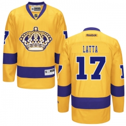 Michael Latta Youth Reebok Los Angeles Kings Premier Gold Alternate Jersey