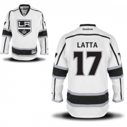 Michael Latta Youth Reebok Los Angeles Kings Authentic White Away Jersey