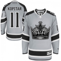 Anze Kopitar Reebok Los Angeles Kings Premier Grey 2014 Stadium Series NHL Jersey