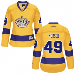 Michael Mersch Women's Reebok Los Angeles Kings Premier Gold Alternate Jersey