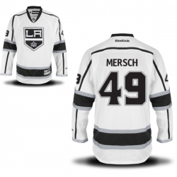 Michael Mersch Youth Reebok Los Angeles Kings Premier White Away Jersey