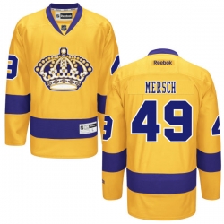 Michael Mersch Youth Reebok Los Angeles Kings Premier Gold Alternate Jersey