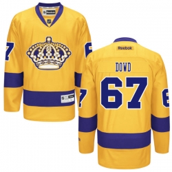 Nic Dowd Reebok Los Angeles Kings Authentic Gold Alternate Jersey