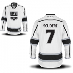 Rob Scuderi Youth Reebok Los Angeles Kings Authentic White Away Jersey