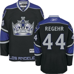 Robyn Regehr Reebok Los Angeles Kings Authentic Black Third NHL Jersey