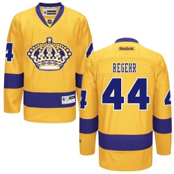 Robyn Regehr Reebok Los Angeles Kings Authentic Gold Alternate NHL Jersey