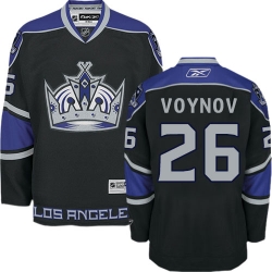 Slava Voynov Reebok Los Angeles Kings Authentic Black Third NHL Jersey