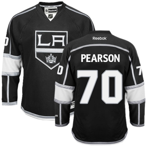Tanner Pearson Reebok Los Angeles Kings Premier Black Home NHL Jersey