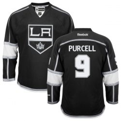 Teddy Purcell Reebok Los Angeles Kings Authentic Black Home Jersey