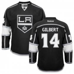 Tom Gilbert Youth Reebok Los Angeles Kings Authentic Black Home Jersey