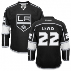 Trevor Lewis Reebok Los Angeles Kings Premier Black Home Jersey