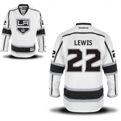 Trevor Lewis Reebok Los Angeles Kings Premier White Away Jersey