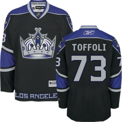 Tyler Toffoli Reebok Los Angeles Kings Authentic Black Third NHL Jersey