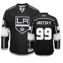 Wayne Gretzky Reebok Los Angeles Kings Authentic Black Home NHL Jersey